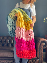 Chase the Rainbow Merino Blanket