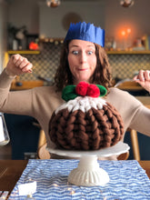 Giant Knitted Merino Christmas Pudding