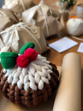 Giant Knitted Merino Christmas Pudding
