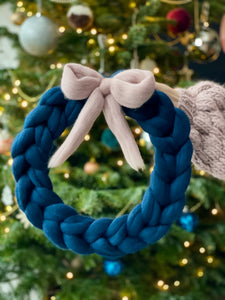 Wonderfully Woolly Christmas Wreath