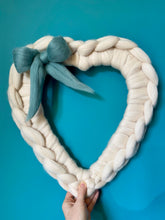 Handcrafted Woolly Heart Wreath