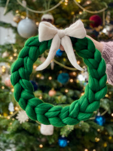 Wonderfully Woolly Christmas Wreath