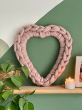 Handcrafted Woolly Heart Wreath