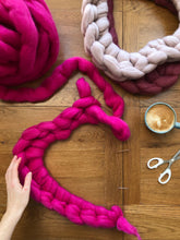 Handcrafted Woolly Heart Wreath