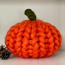 Handcrafted Giant Knitted Woolly Pumpkin