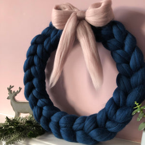 Wonderfully Woolly Christmas Wreath