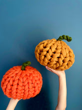 Handcrafted Giant Knitted Woolly Pumpkin