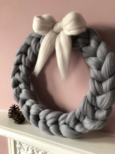 Wonderfully Woolly Christmas Wreath