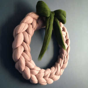 Wonderfully Woolly Christmas Wreath